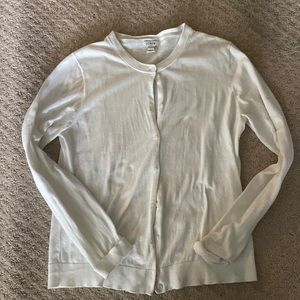 J. Crew white Cardigan